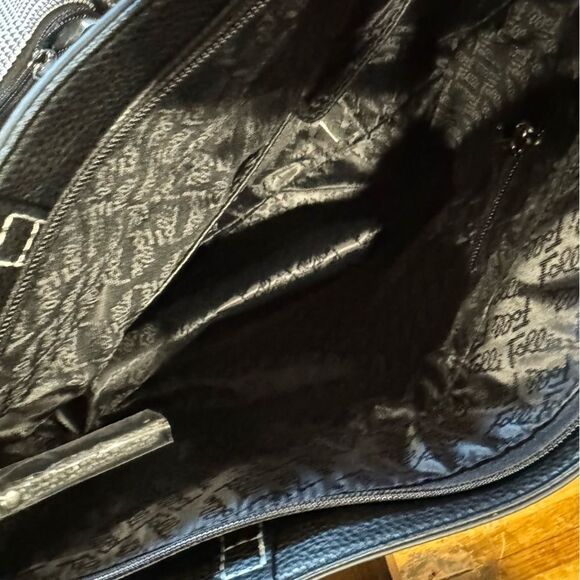Folli Follie Black and White Checkered Plaid Tote Bag - Picture 7 of 7